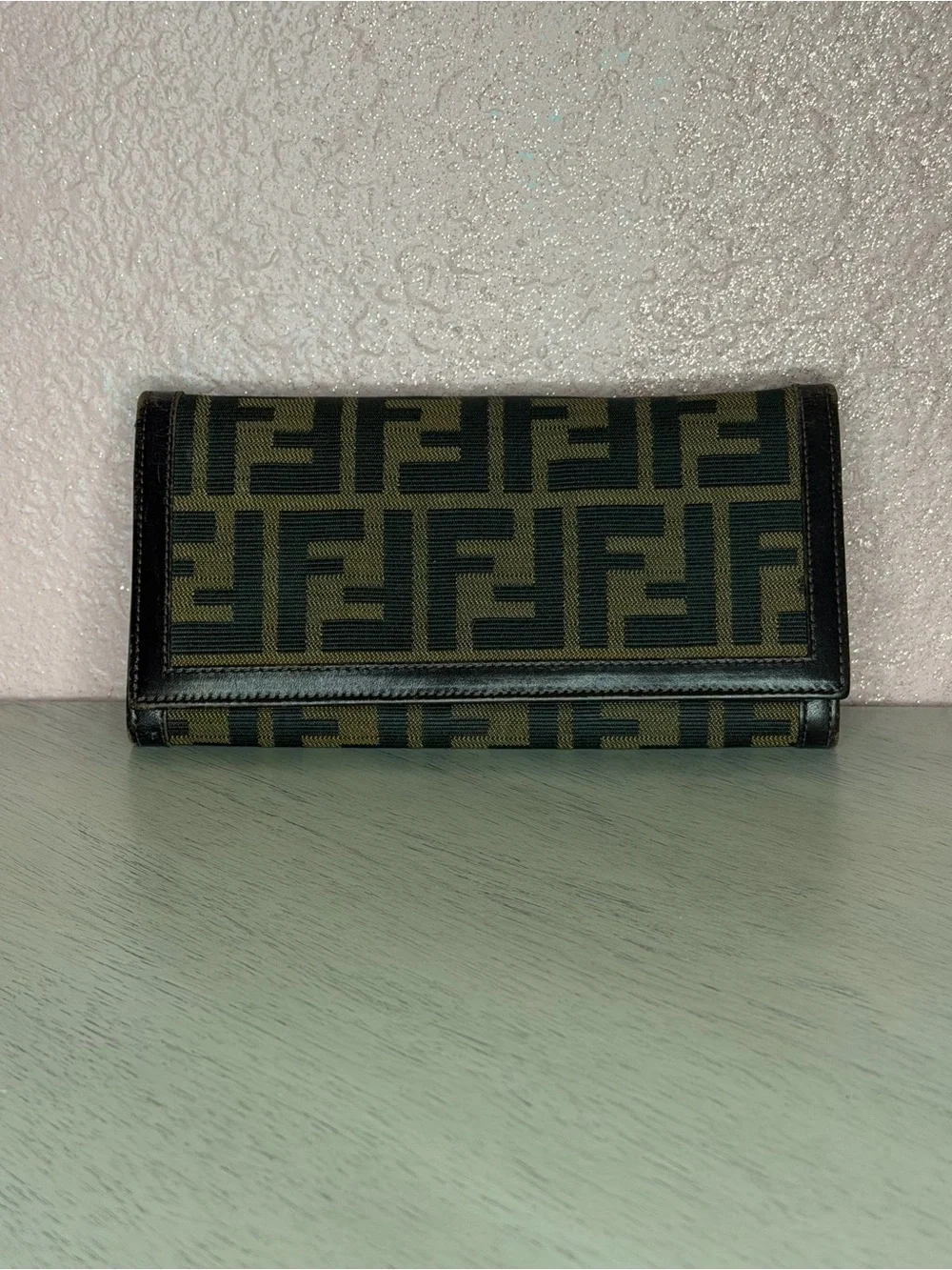 Authentic Fendi long wallet- EUC